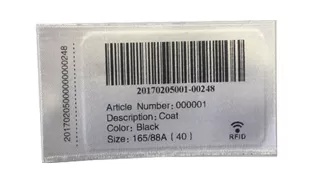 CE34100 Care Label